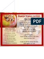 Baked Whole Apples Recipe