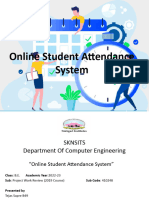 ONLINE - STUDENT - ATTENDANCE Update