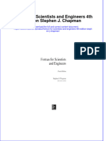 Textbook Ebook Fortran For Scientists and Engineers 4Th Edition Stephen J Chapman All Chapter PDF