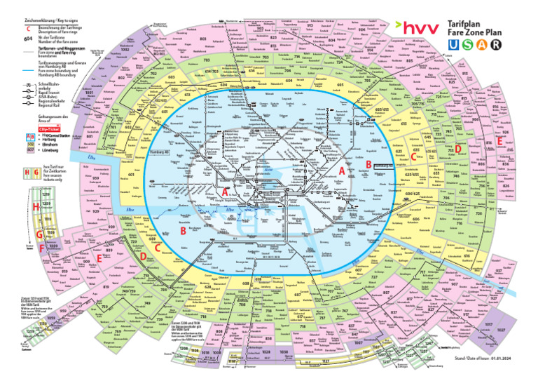 Fare Zone Plan Usar Diagram en Data | PDF