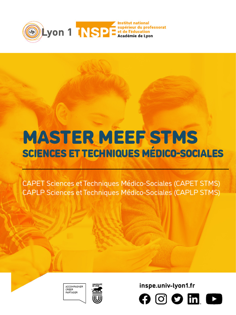 Master MEEF STMS : Formation et Concours | PDF | Enseignants | Niveaux ...