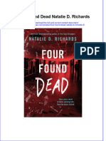 Textbook Ebook Four Found Dead Natalie D Richards 3 All Chapter PDF