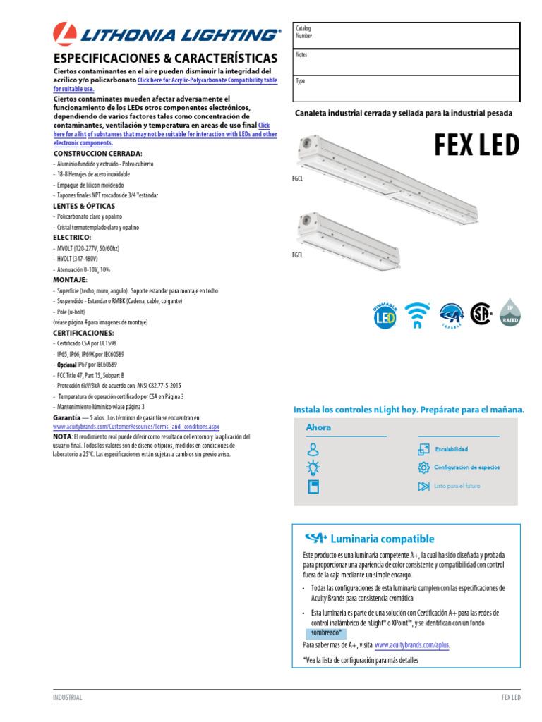 Fex-Led Esp | PDF | Diodo emisor de luz | Ingenieria Eléctrica