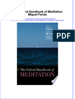 Textbook Ebook The Oxford Handbook of Meditation Miguel Farias All Chapter PDF