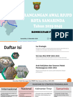 Paparan Ranwal RPJPD Kota Samarinda 2025-2045