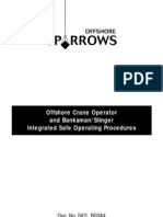 Sparrows Crane Offshore Crane Operator and Banksman Integrated Safe Operating Procedures