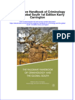 Textbook Ebook The Palgrave Handbook of Criminology and The Global South 1St Edition Kerry Carrington All Chapter PDF