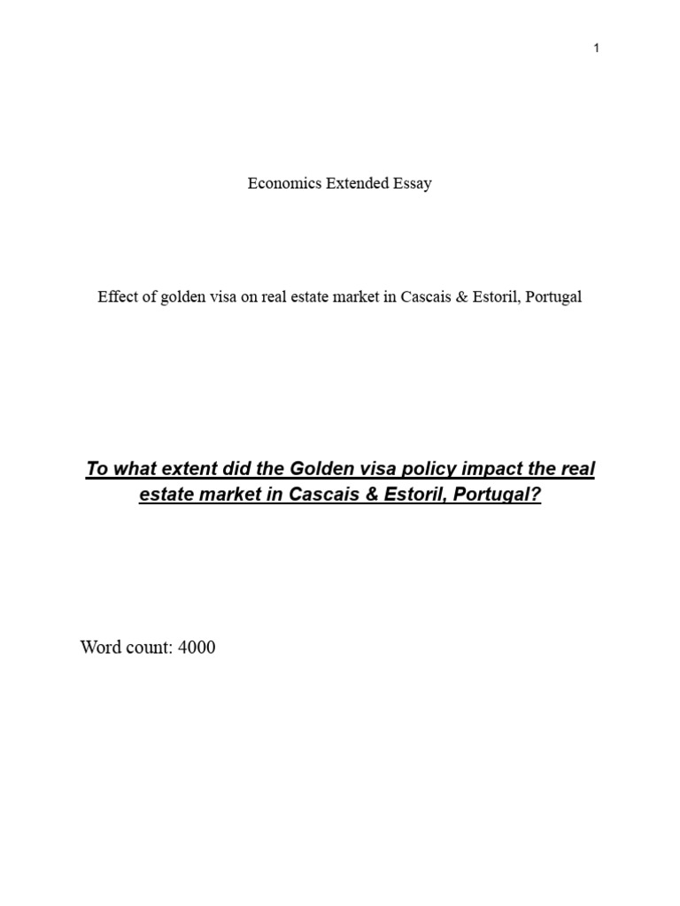 Economics EE - Final Draft | PDF | Economic Equilibrium | Demand