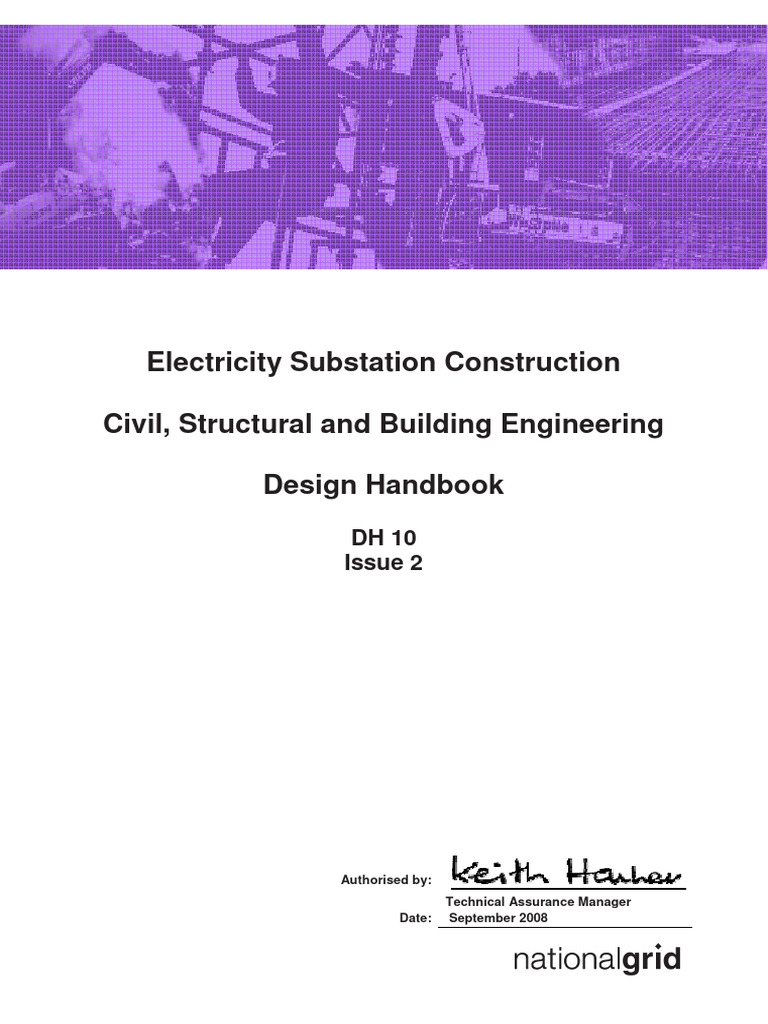 Substation Construction Design Handbook | PDF | Pump