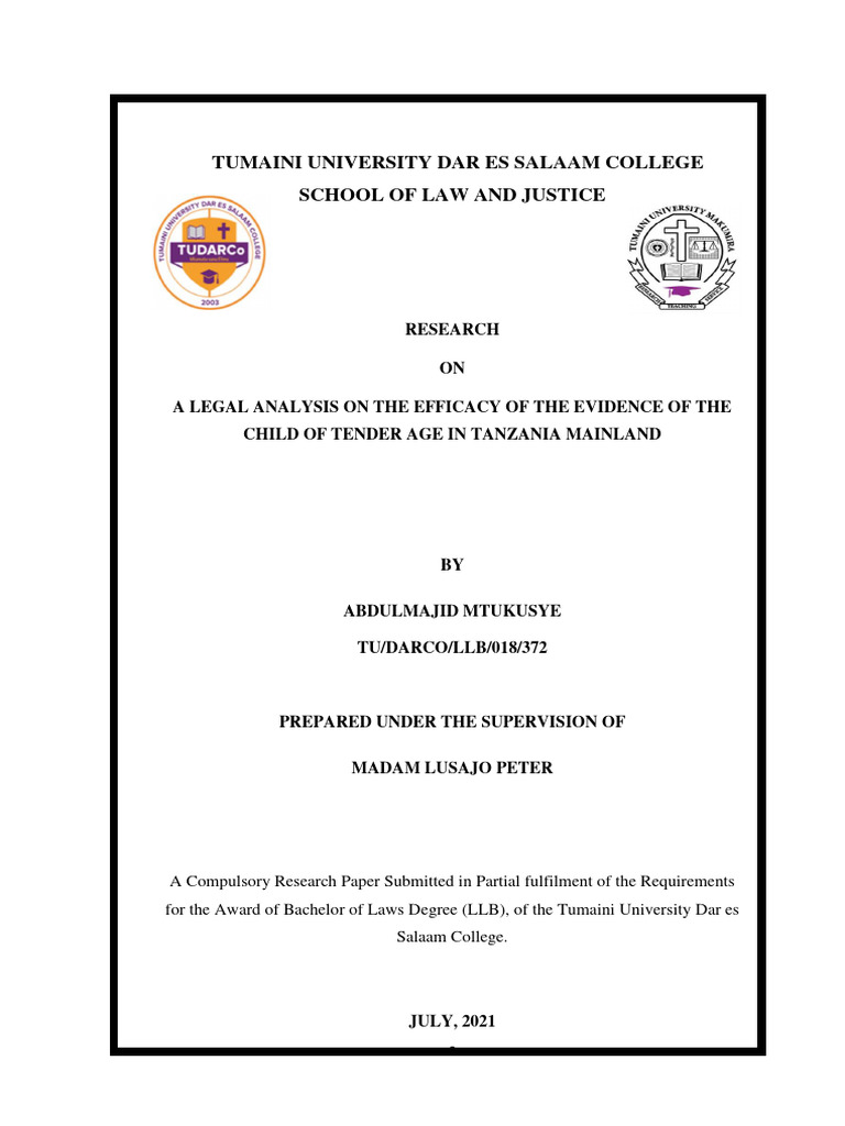 LLB Research | PDF | Human Rights | Testimony