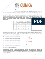 Resolução Da Prova Paulista de QUÍMICA - 1º Bimestre - 1 EM