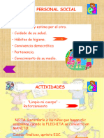 Actividades de Personal Social