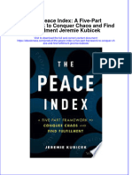 Textbook Ebook The Peace Index A Five Part Framework To Conquer Chaos and Find Fulfillment Jeremie Kubicek All Chapter PDF