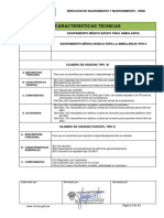 Especificaciones Tecnicas Equipamiento Tipo Ii