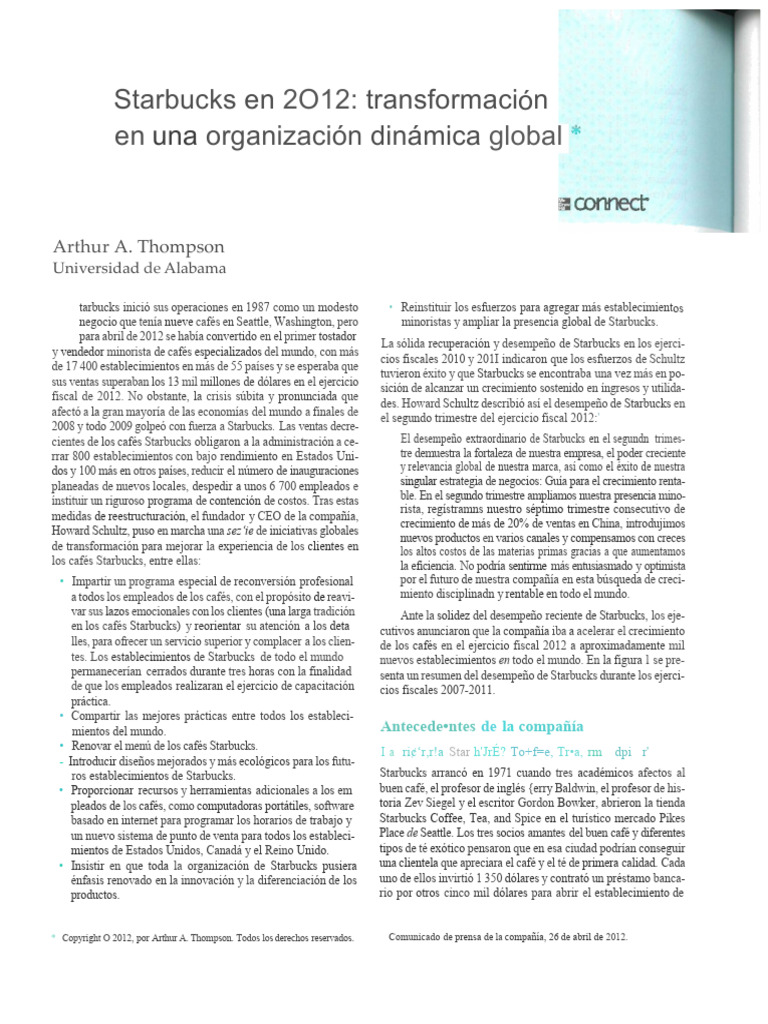 Starbucks PDF | PDF | Starbucks | café