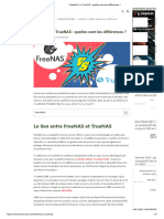 FreeNAS Vs TrueNAS - Quelles Sont Les Différences