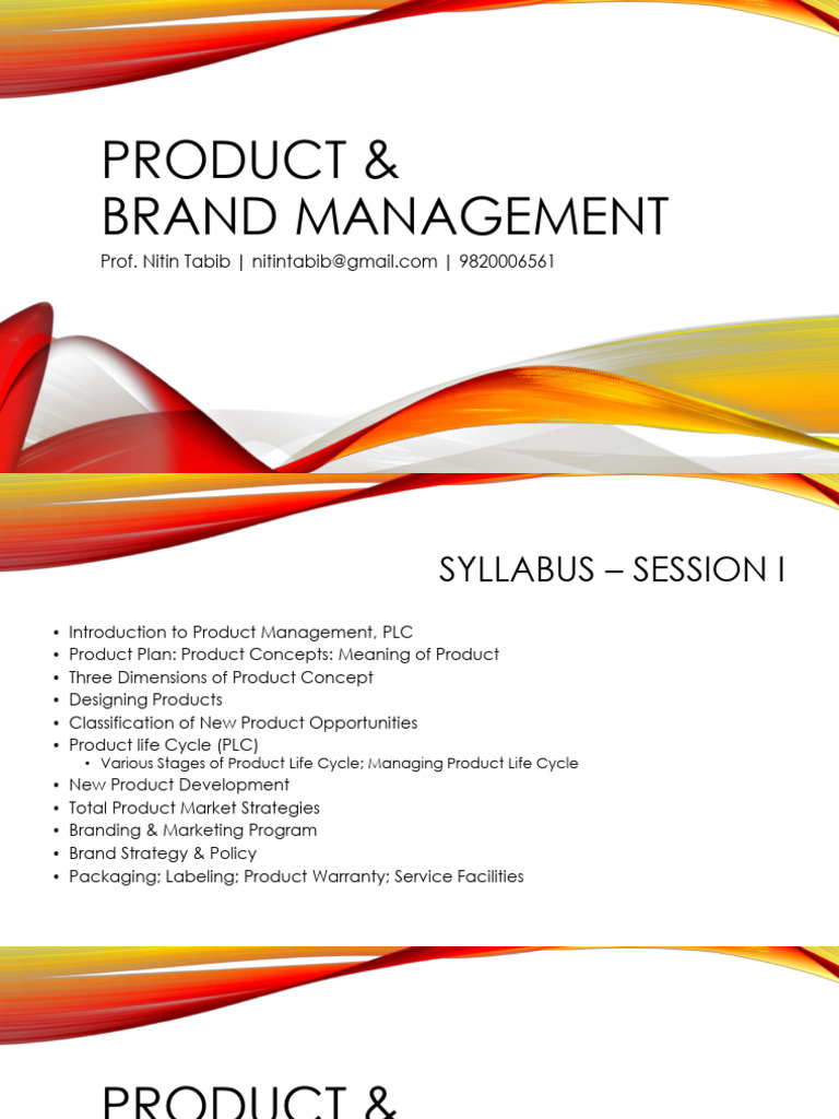 Product&Brand MGMT | PDF | Brand | Product (Business)