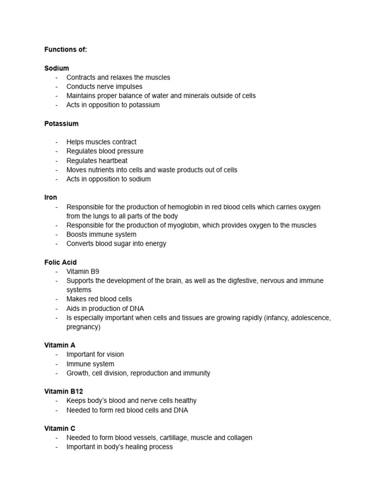Vitamin intelligence overview