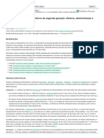 Mania Pediátrica e Antipsicóticos de Segunda Geração - Eficácia, Administração e Efeitos Colaterais - UpToDate