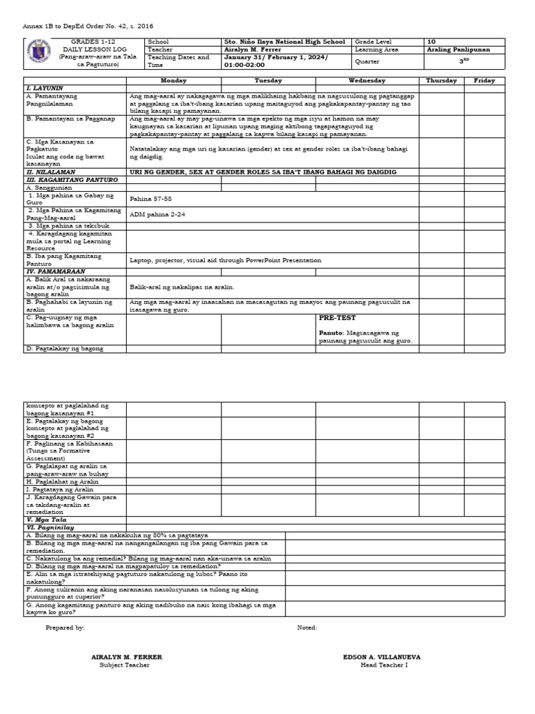 AP 10 Week 1 | PDF