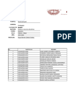 Cuadro de Evalución CALCULO