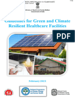 Green and Climate Resilient Healthcare Facilities Guidelines by NPCCHH, MoHFW