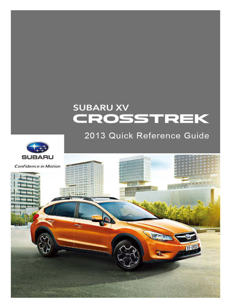 2018 SUBARU CROSSTREK SERVICE SCHEDULE PDF visual data 6