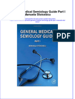 Textbook Ebook General Medical Semiology Guide Part I Manuela Stoicescu All Chapter PDF