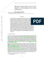 Improving Machine Translation With Large Language Models - A Preliminary Study With Cooperative Decoding