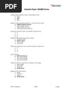 Adobe Form Theory Questions