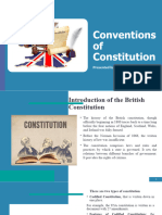 Conventions of Constitution