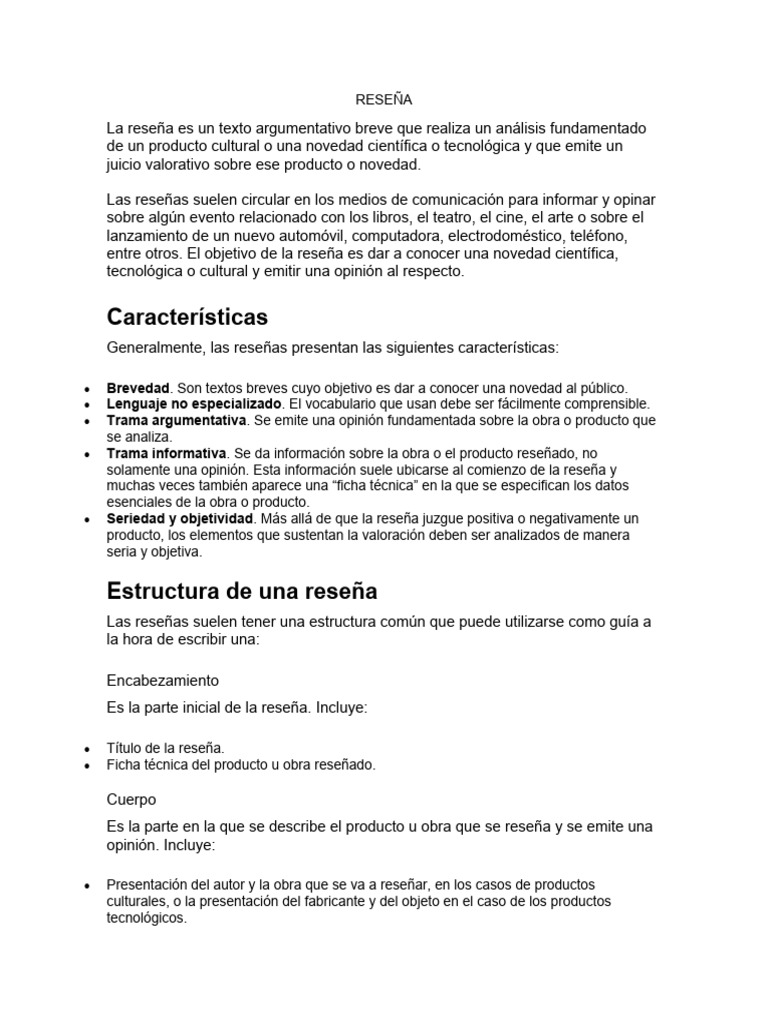 Guía Completa sobre Reseñas Culturales y Tecnológicas | PDF