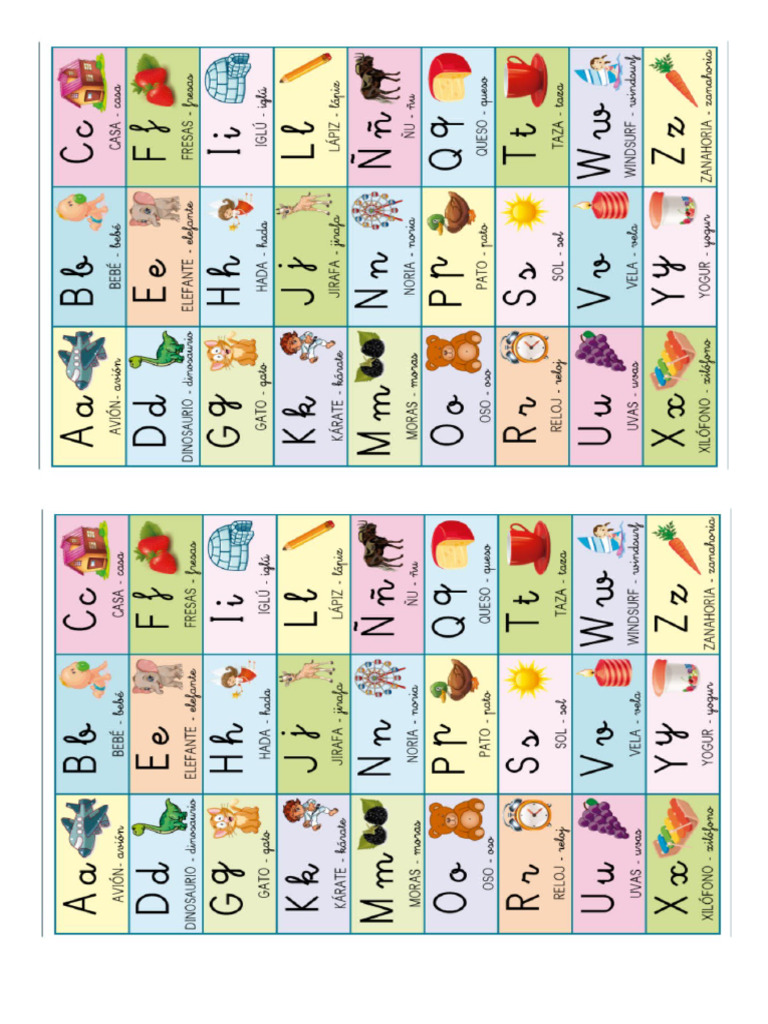 Abecedario para Imprimir | PDF