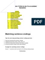 7-IELTS Academic Reading Matching Sentence endings-WITH ANSWERS