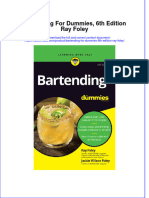 Textbook Ebook Bartending For Dummies 6Th Edition Ray Foley All Chapter PDF