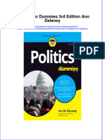 Textbook Ebook Politics For Dummies 3Rd Edition Ann Delaney All Chapter PDF