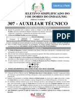 Prova Concurso Auxiliar Tecnico