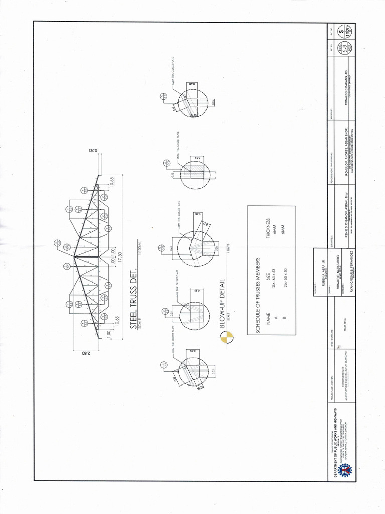 Steel Truss Detail | PDF