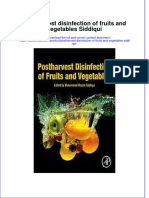 Textbook Ebook Postharvest Disinfection of Fruits and Vegetables Siddiqui All Chapter PDF