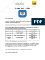 Answers For Activity Pack 7-11 Years - Right Diet