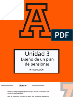 Unidad 3.1 Diseño Planes de Pensiones - Introduccion