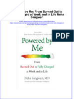 Textbook Ebook Powered by Me From Burned Out To Fully Charged at Work and in Life Neha Sangwan All Chapter PDF