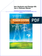 Textbook Ebook Power System Analysis and Design 6Th Edition J Duncan Glover All Chapter PDF