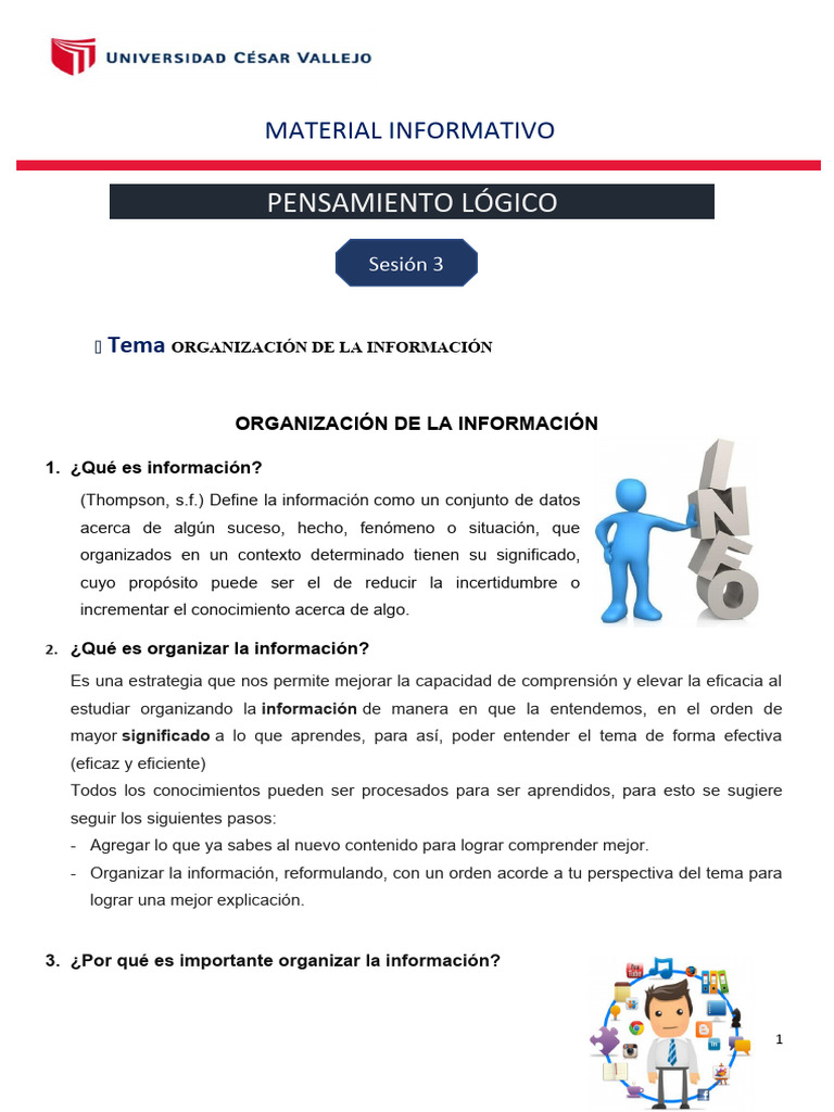Organización Eficaz de la Información | PDF | Red mundial | Internet y web