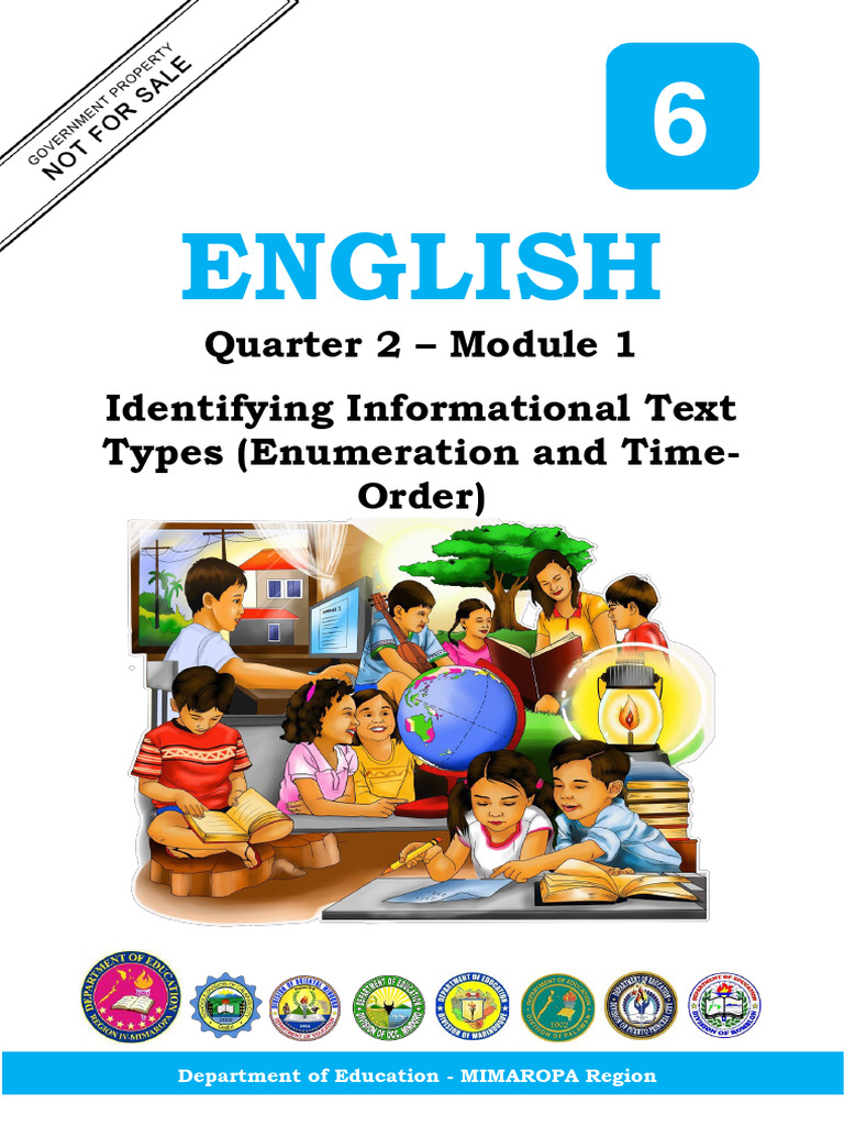 English 6 Quarter 2 Module 1 Identifying Informational Text Types | PDF ...