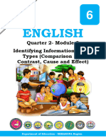 English 6 Quarter 2 Module 2 Identifying Informational Text Types