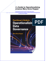 Textbook Ebook Practitioners Guide To Operationalizing Data Governance Mary Anne Hopper All Chapter PDF