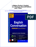 Textbook Ebook Practice Makes Perfect English Conversation Premium Second Edition Jean Yates All Chapter PDF