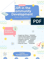 Presentasi CSR in The Community Development