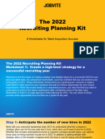 The 2022 Recruiting Planning Kit Worksheet 1